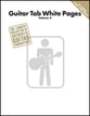 Guitar Tab White Pages #4 Guitar and Fretted sheet music cover